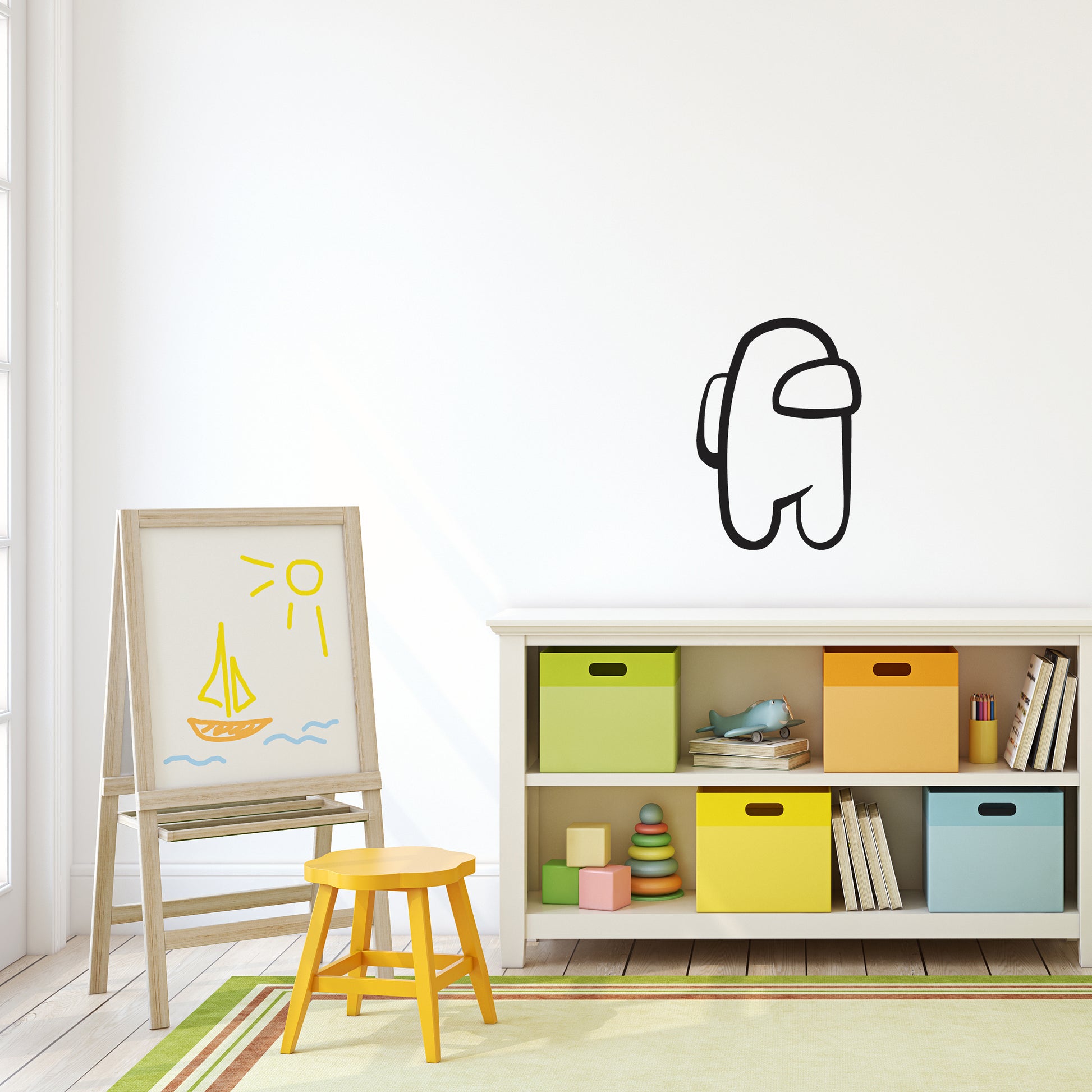 Among Us Decal Sticker for Bedroom Wall or Game Room