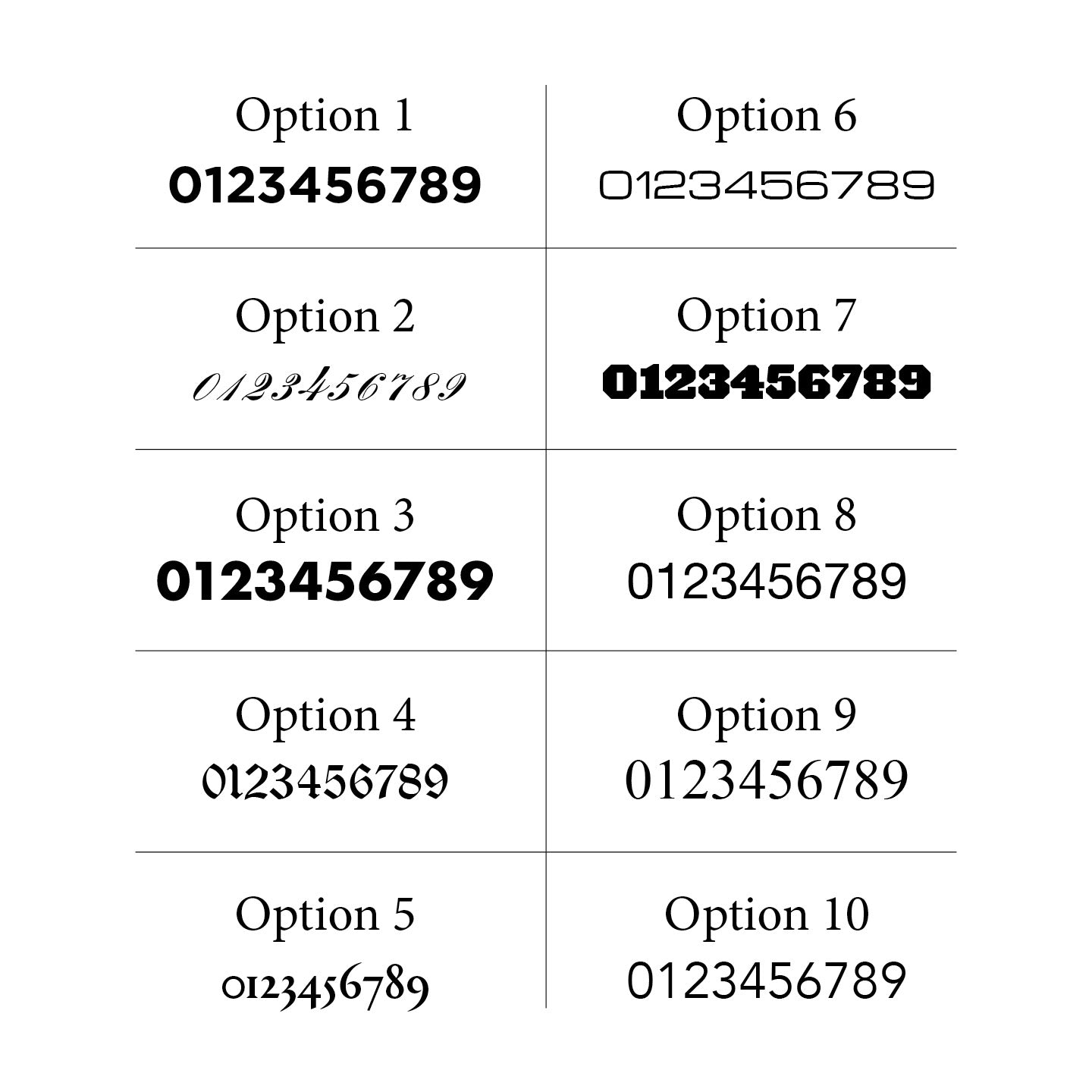 Custom Mailbox Number Decal – Personalised Vinyl House Numbers for Letterbox or Door | Weatherproof & Long-Lasting