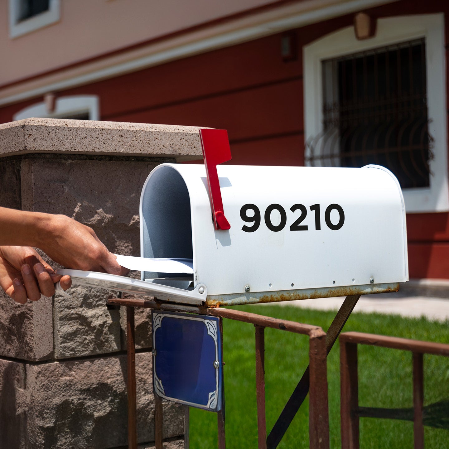 Custom Mailbox Number Decal – Personalised Vinyl House Numbers for Letterbox or Door | Weatherproof & Long-Lasting