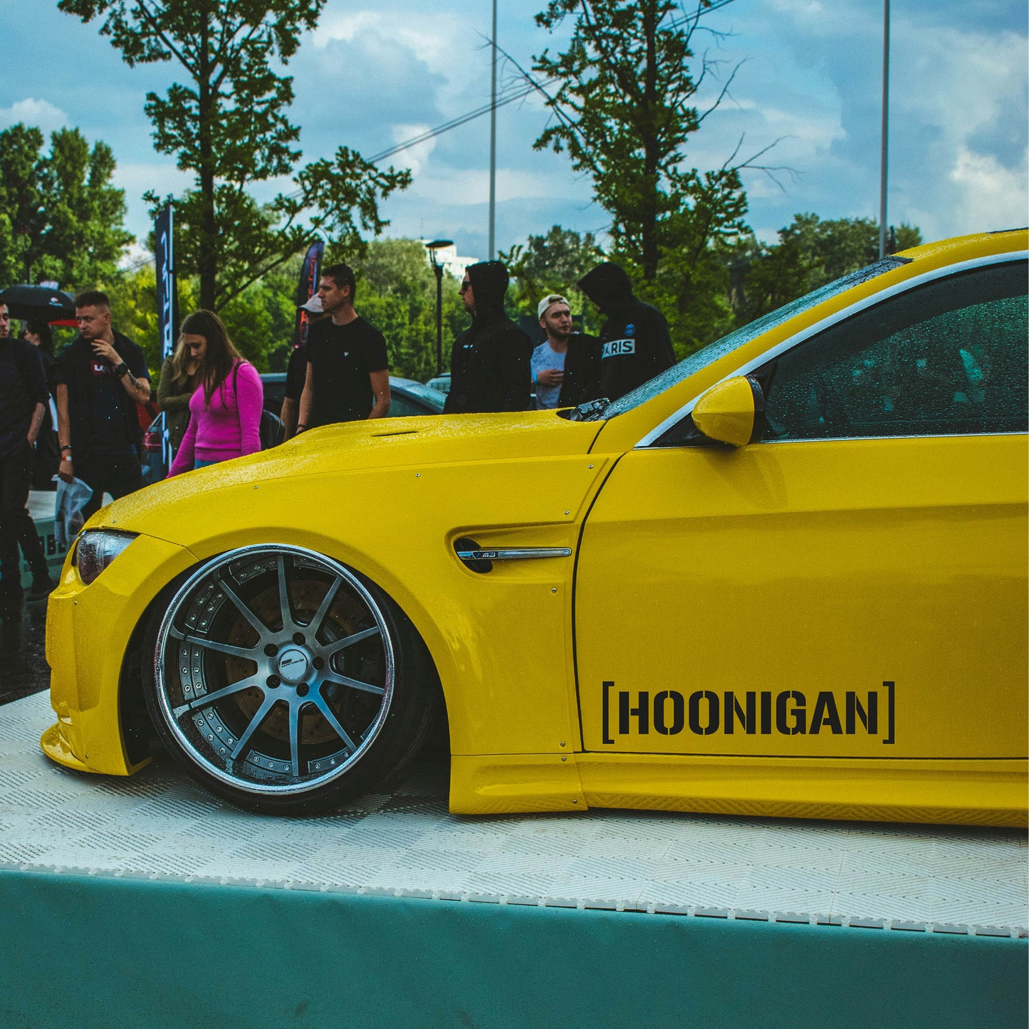 Hoonigan Vehicle Vinyl Decal – Drift Car & Street Racing Sticker for Tuners and Modded Builds