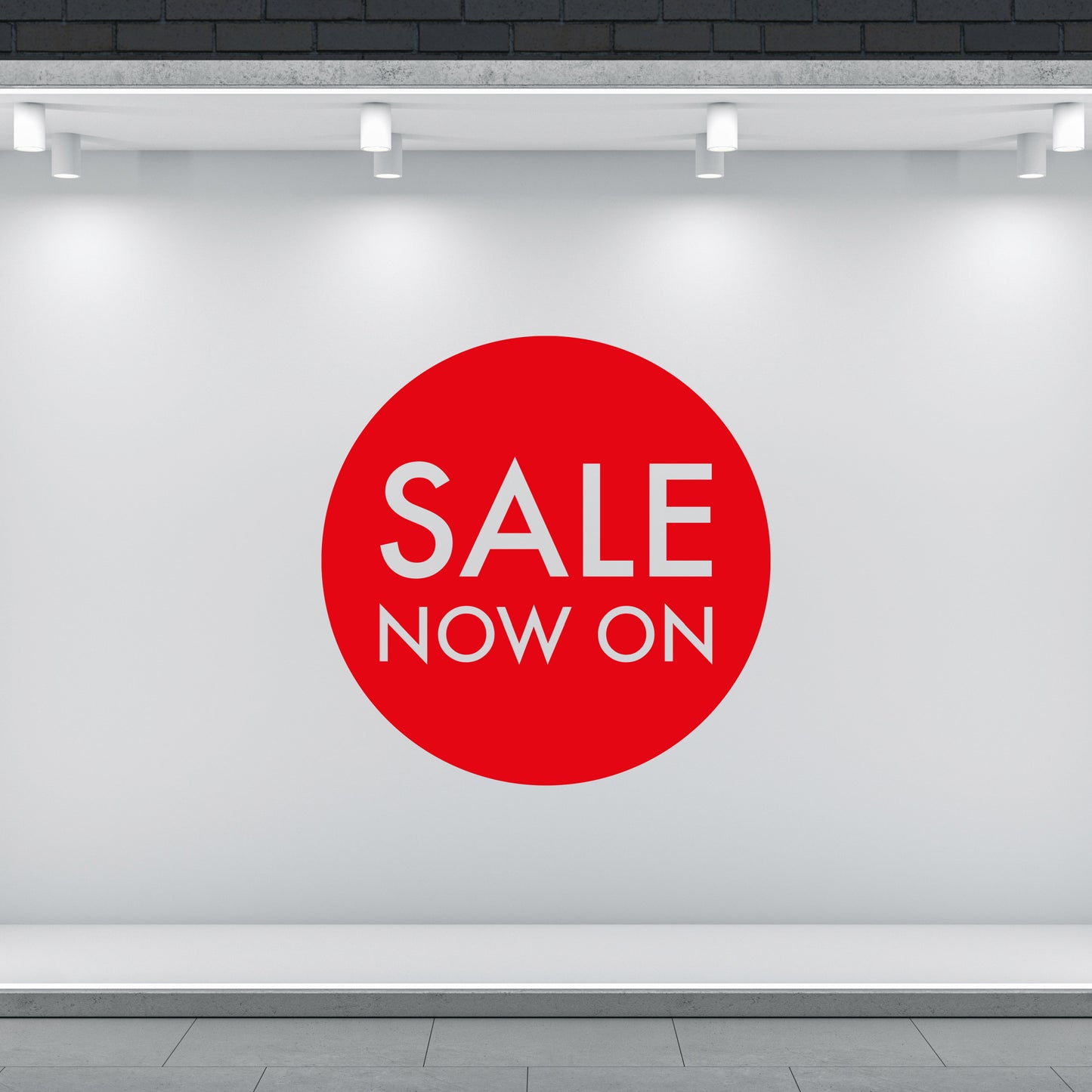 Sale now on decal sticker for shopfront windows