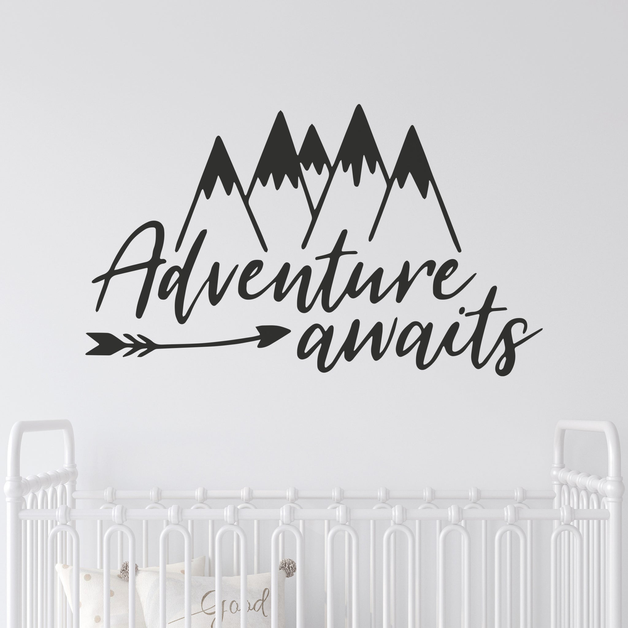 Adventure vinyl decal sticker for nursery wall