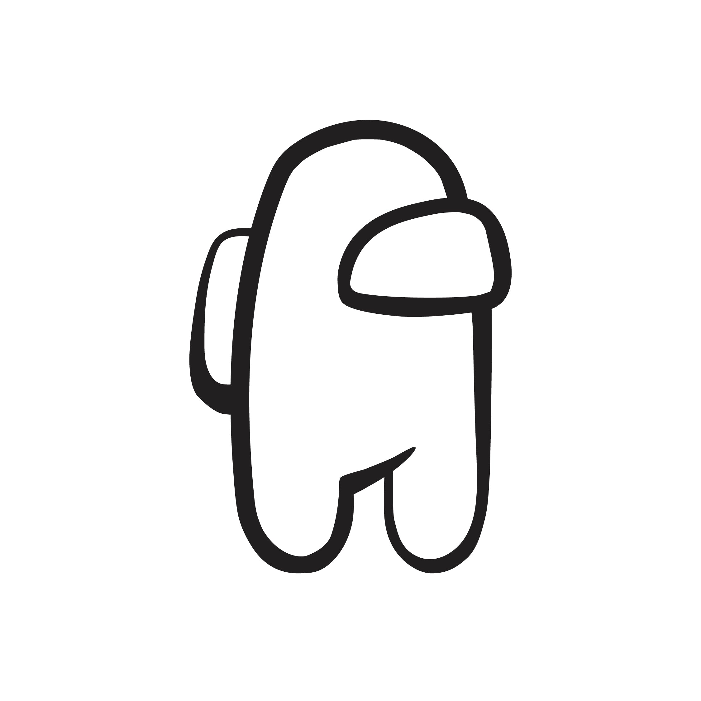 Among Us Decal Sticker Design