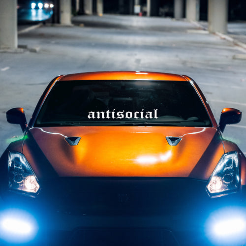 Antisocial JDM decal sticker