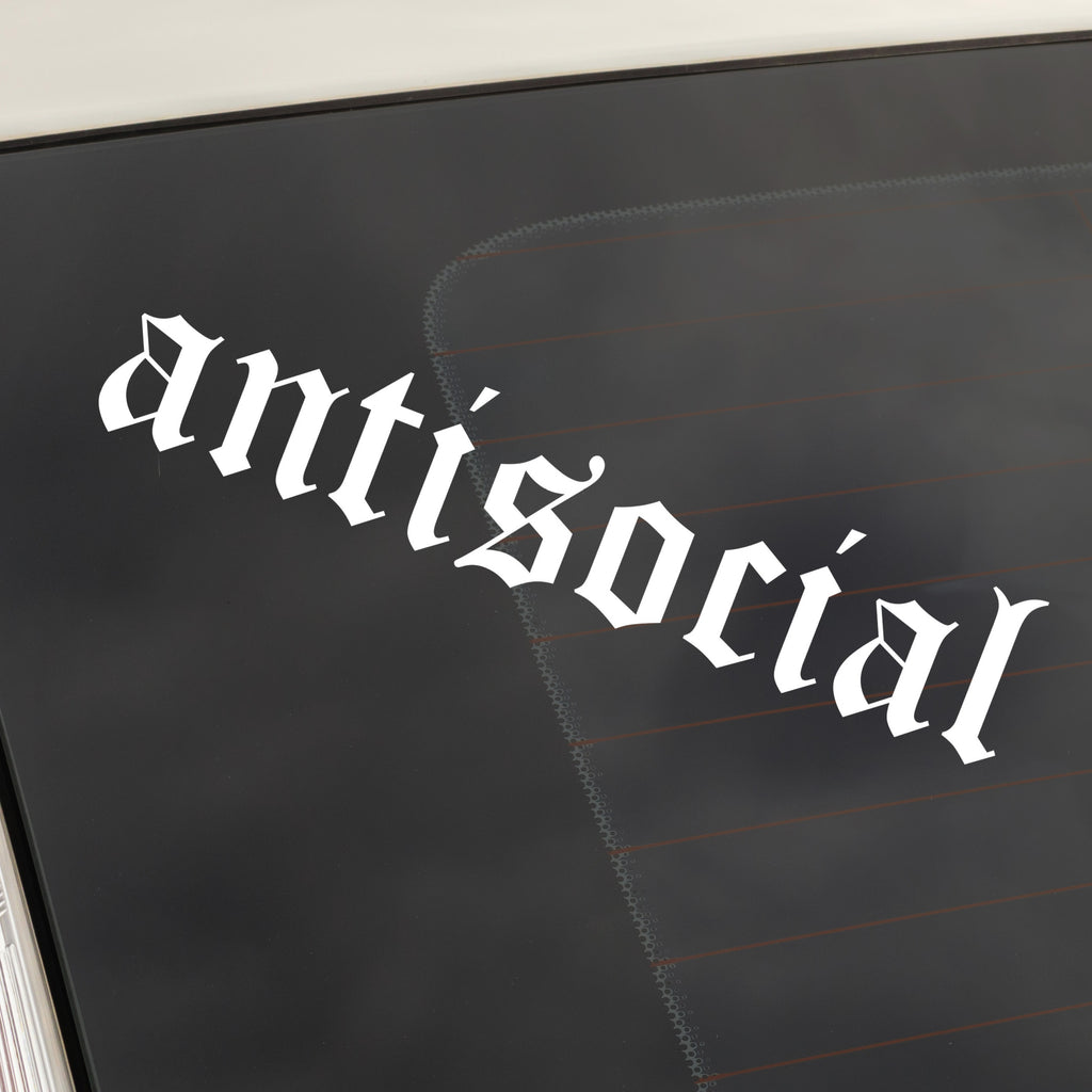 Antisocial JDM decal sticker
