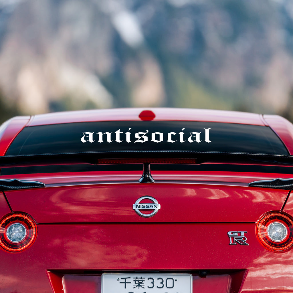 Antisocial JDM decal sticker