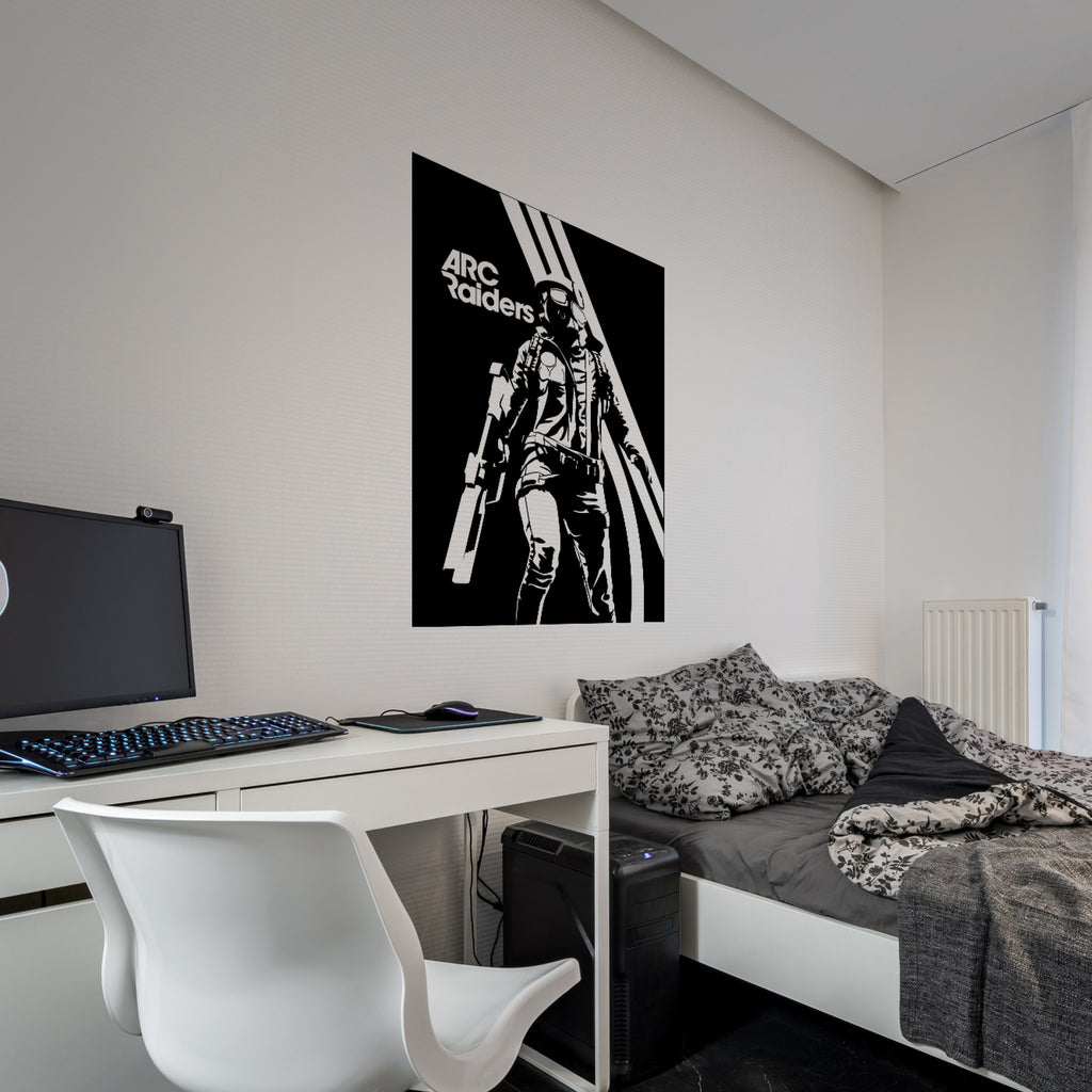 Arc Raiders Large Vinyl Decal – Raider Character & Logo Official Artwork