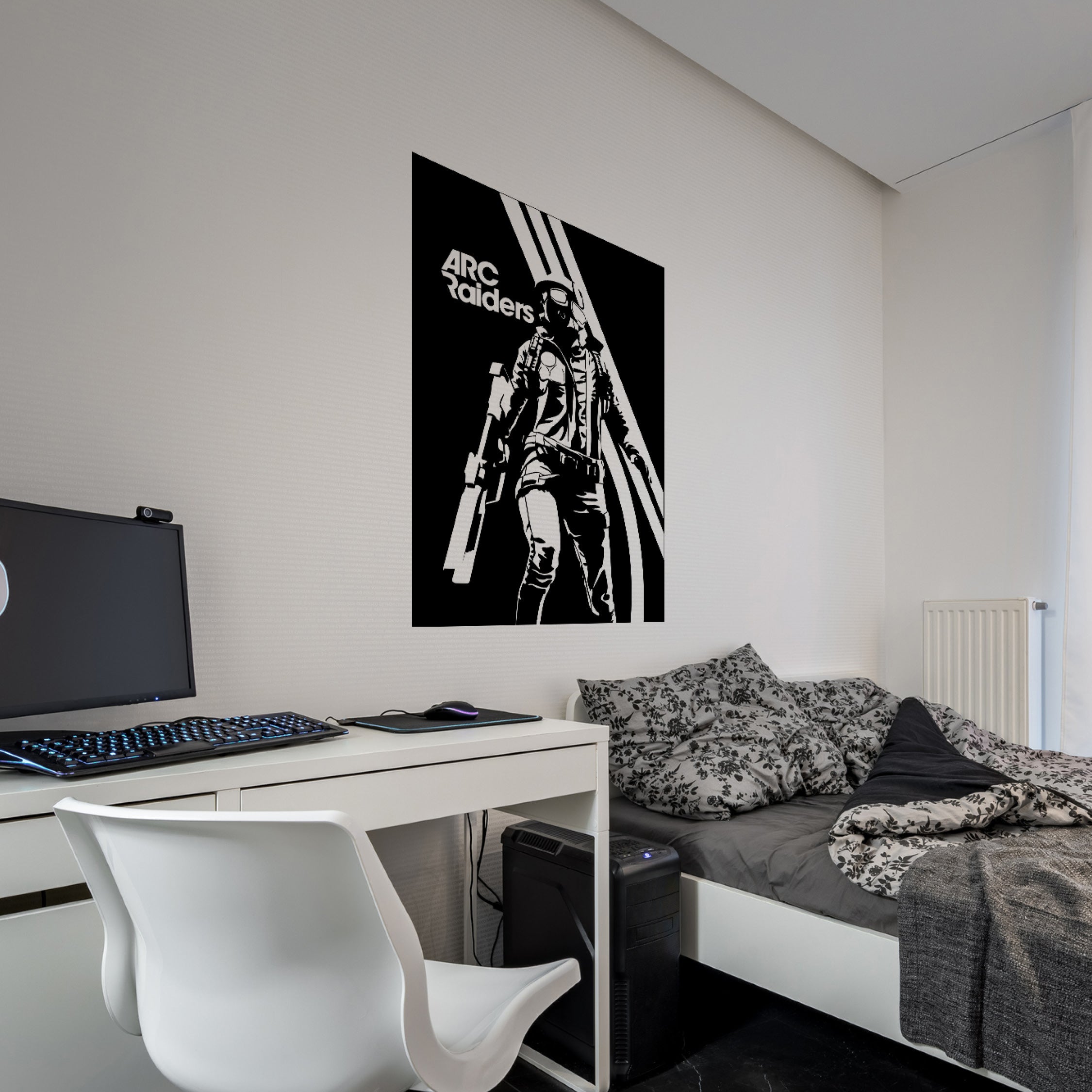 Arc Raiders Large Vinyl Decal – Raider Character & Logo Official Artwork