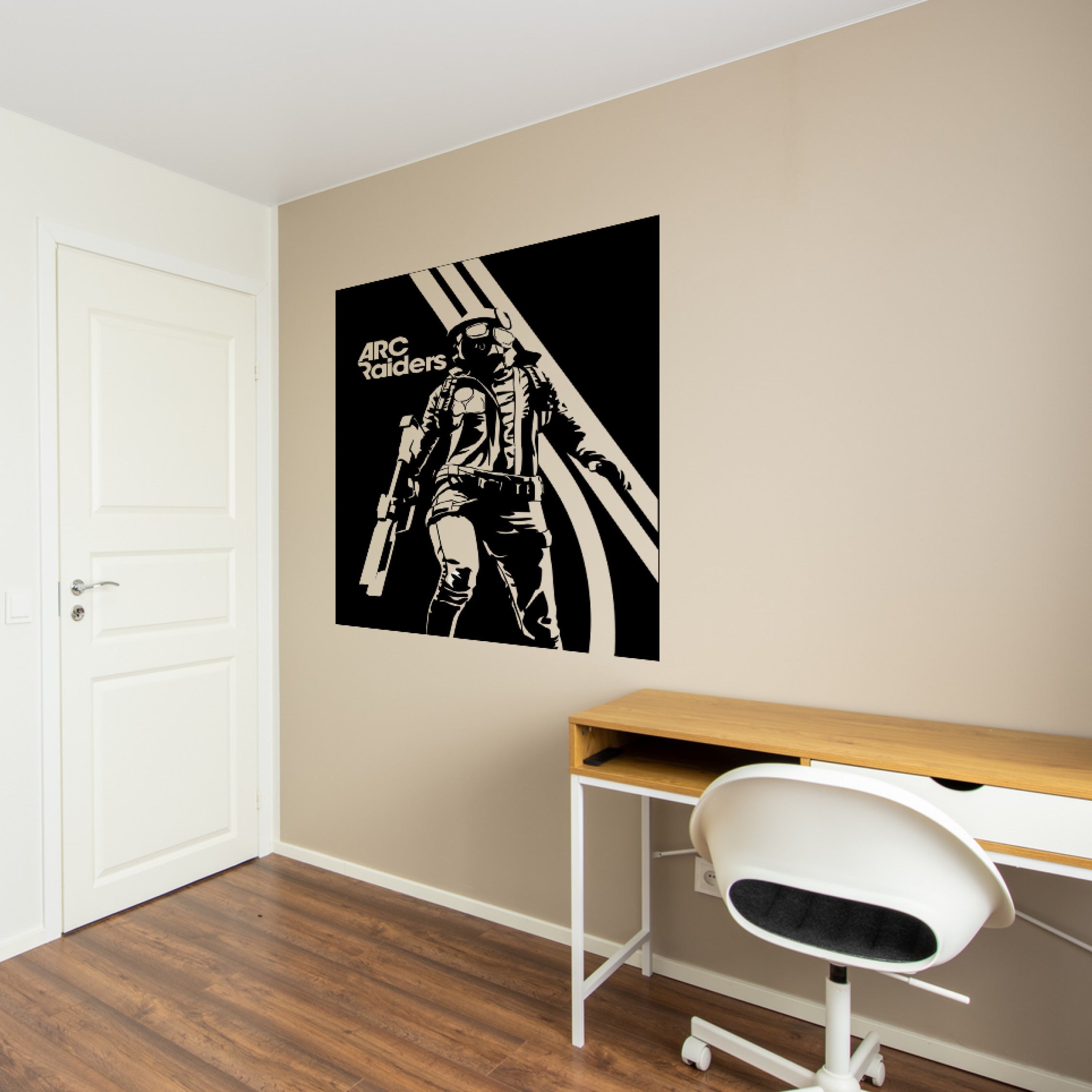 Arc Raiders Large Vinyl Decal – Raider Character & Logo Official Artwork