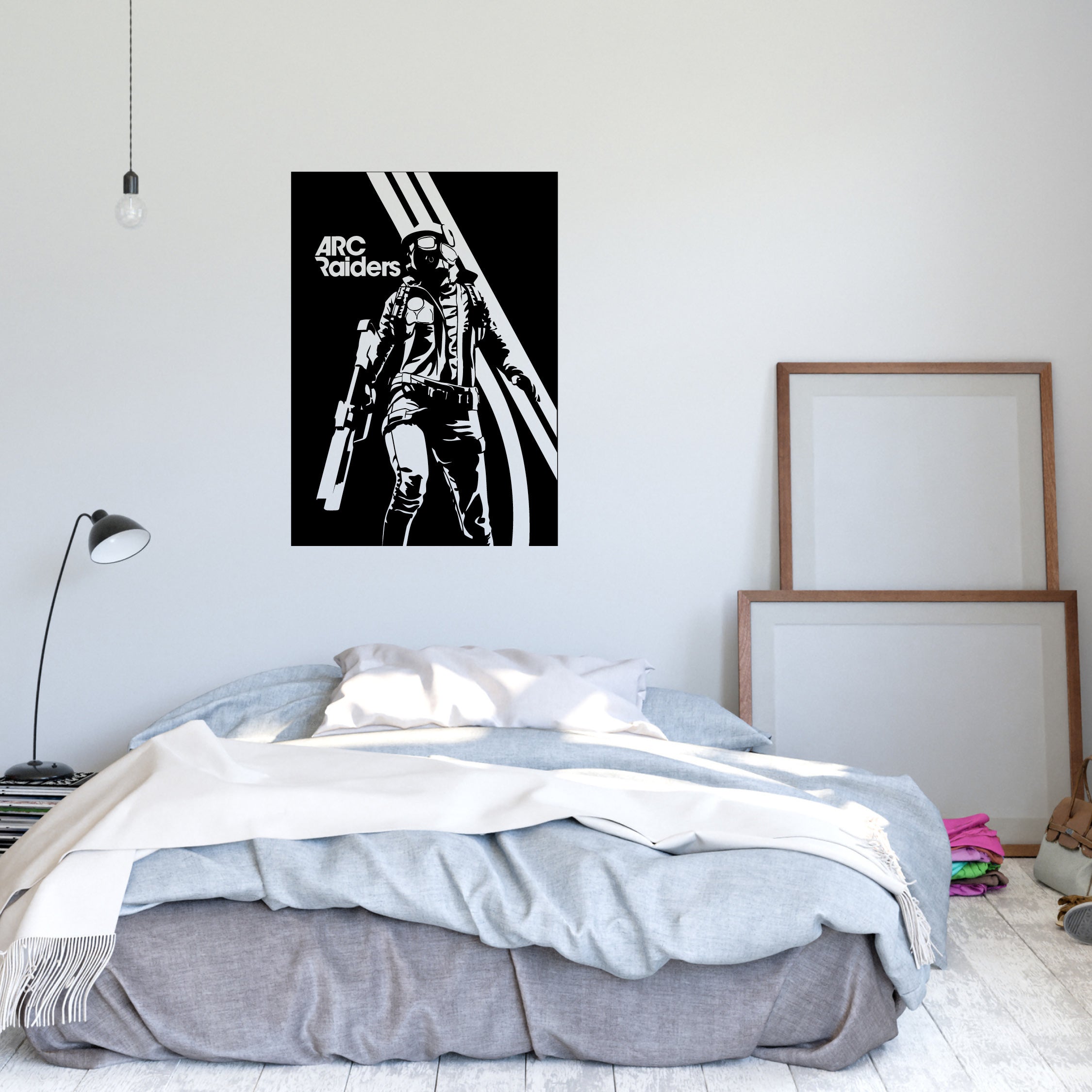 Arc Raiders Large Vinyl Decal – Raider Character & Logo Official Artwork