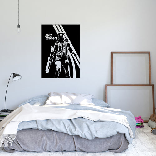 Arc Raiders Large Vinyl Decal – Raider Character & Logo Official Artwork