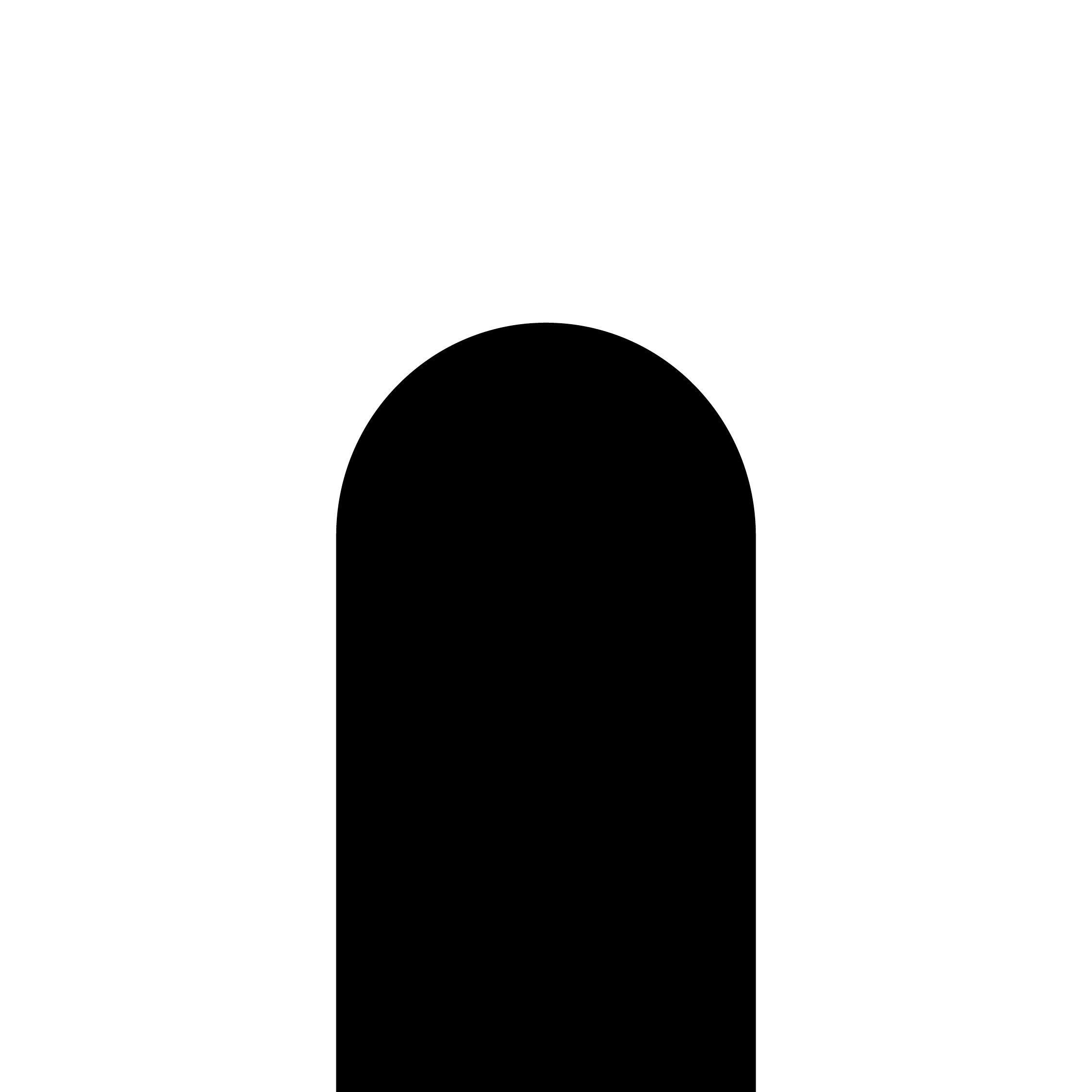 Single Arch Vinyl Wall Decal – Modern Removable Mural Sticker for Zoning & Wall Transformations