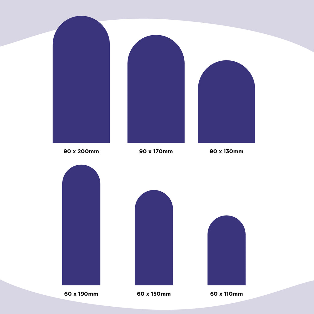 Single Arch Vinyl Wall Decal – Modern Removable Mural Sticker for Zoning & Wall Transformations