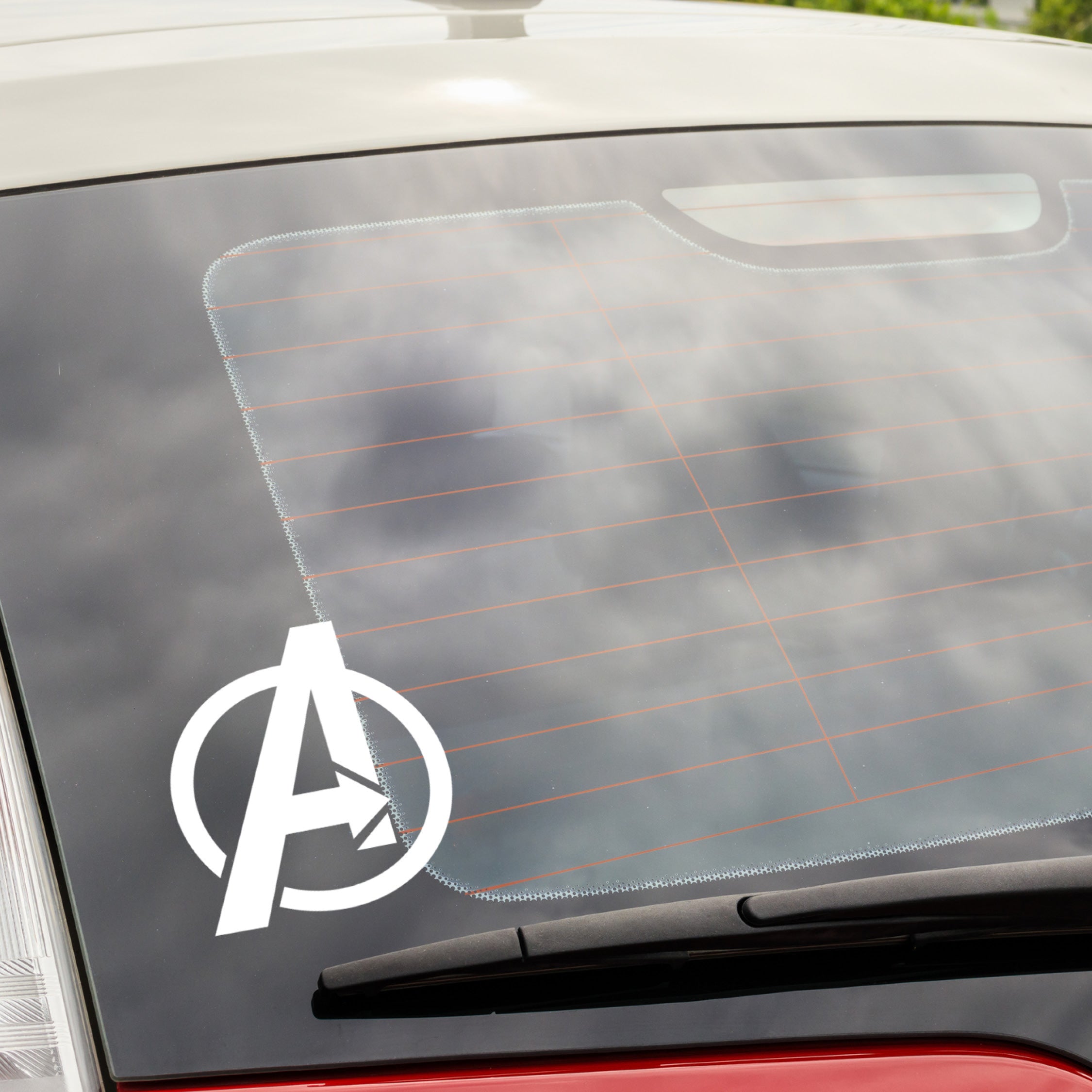 Avengers ‘A’ Logo Vinyl Decal – Marvel Superhero Symbol Sticker for Cars, Laptops & Walls