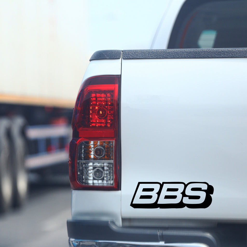 BBS Vinyl Car Decal Sticker – Official Automotive Branding Sticker