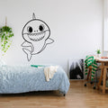 Baby Shark Large Vinyl Wall Decal – Fun Children’s Wall Sticker
