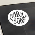 Baby on board vehicle decal sticker