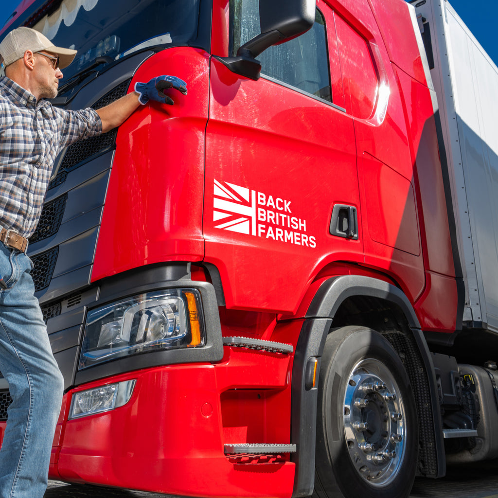 Back British Farmers Vinyl Decal – Support Farming Car & Window Sticker, Rural Pride Design