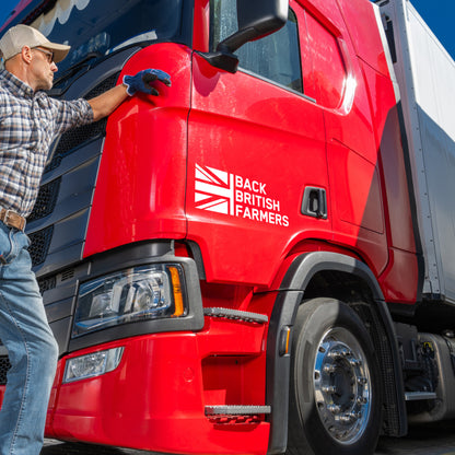 Back British Farmers Vinyl Decal – Support Farming Car & Window Sticker, Rural Pride Design