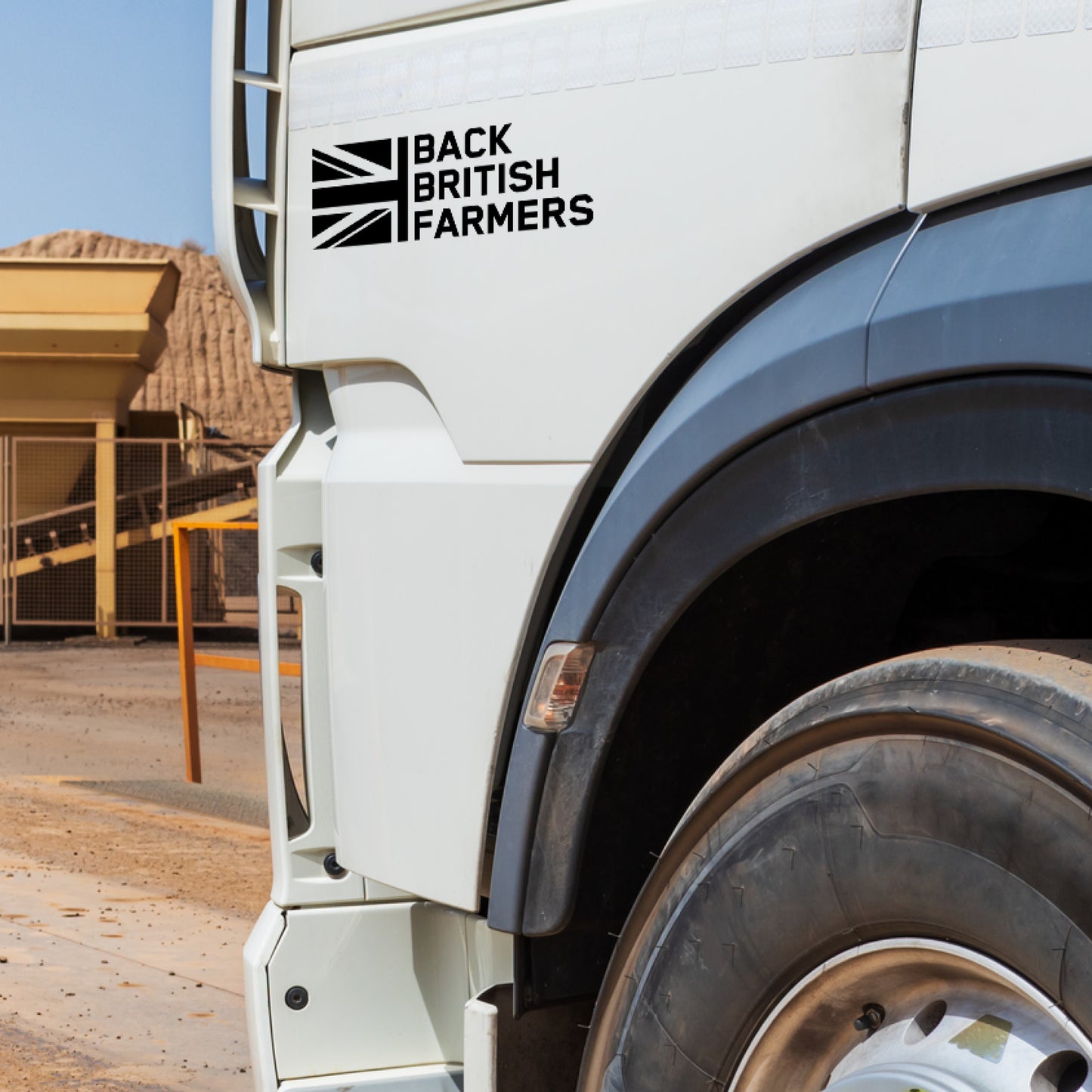 Back British Farmers Vinyl Decal – Support Farming Car & Window Sticker, Rural Pride Design