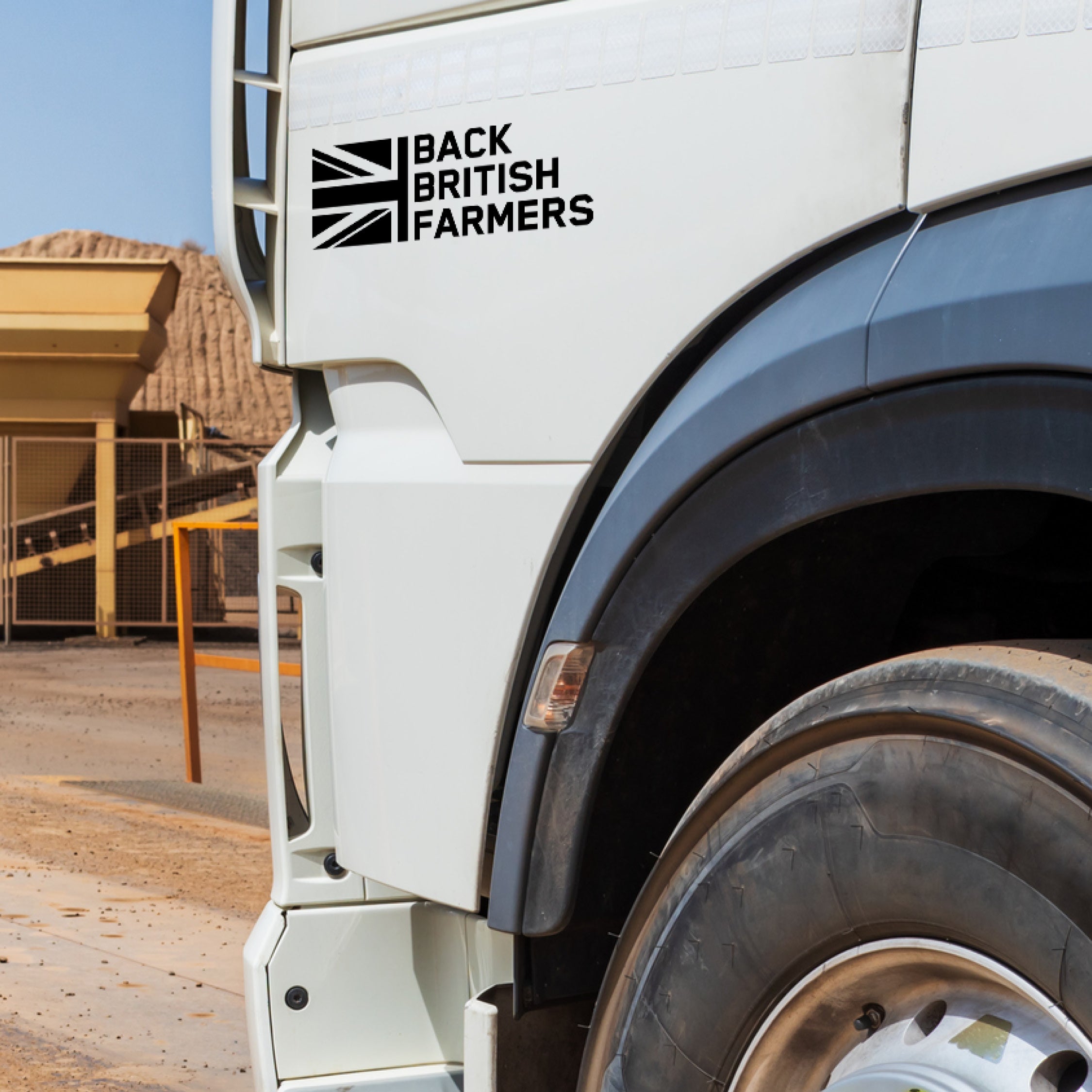 Back British Farmers Vinyl Decal – Support Farming Car & Window Sticker, Rural Pride Design