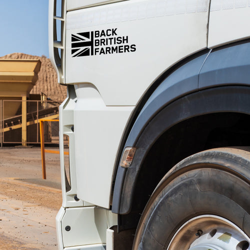 Back British Farmers Vinyl Decal – Support Farming Car & Window Sticker, Rural Pride Design