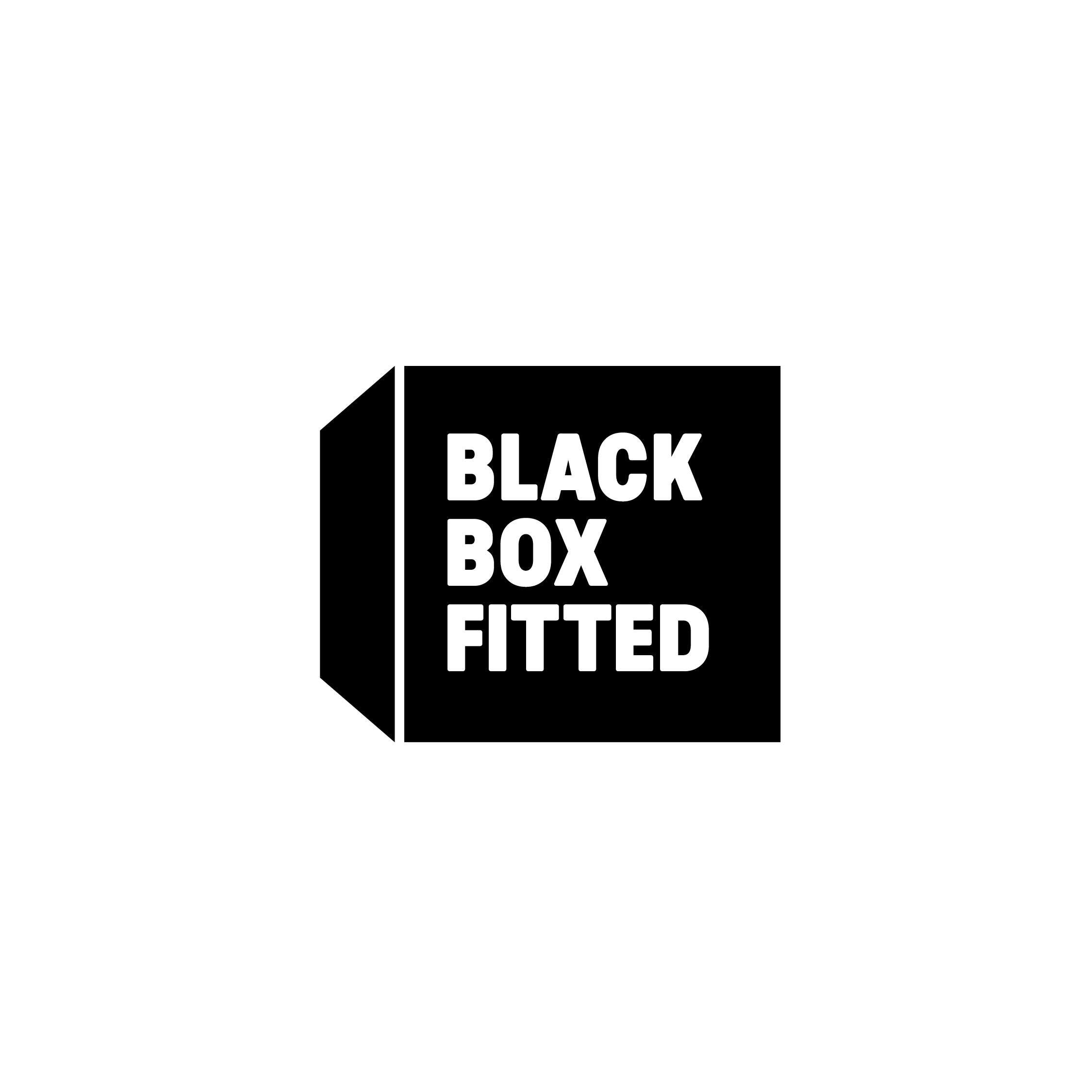 Black Box Car Decal – Bold Box Silhouette Vinyl Sticker for Cars & Vans