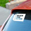 Black Box Car Decal – Bold Box Silhouette Vinyl Sticker for Cars & Vans