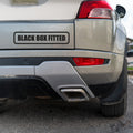Black Box Car Decal – Rounded Outline Vinyl Sticker | Bold Text Design