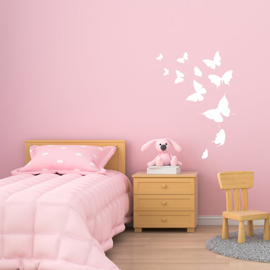 Butterfly Vinyl Decal Sticker for Girls Bedroom Wall