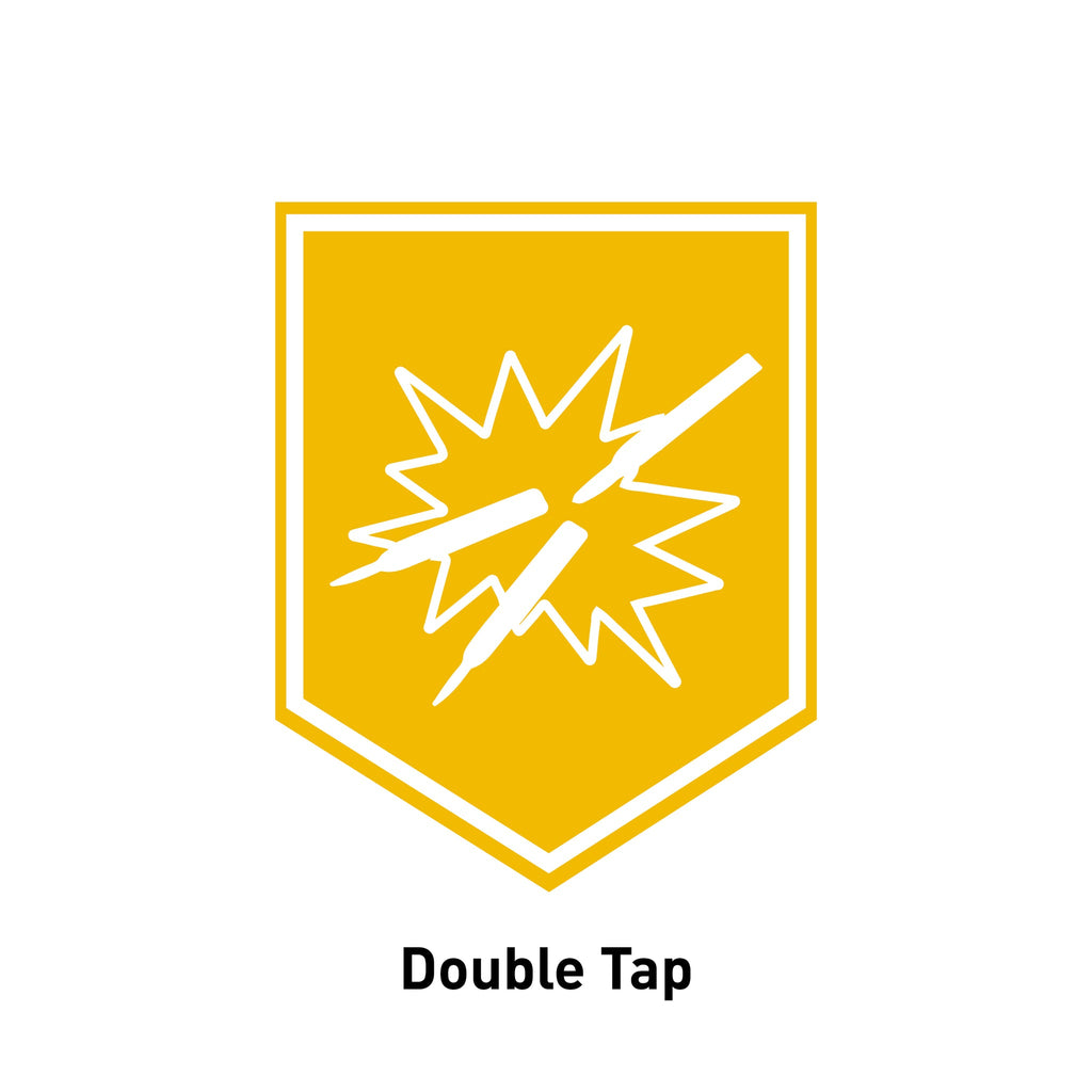 Double tap Call of duty gaming decal stickers for kids bedrooms