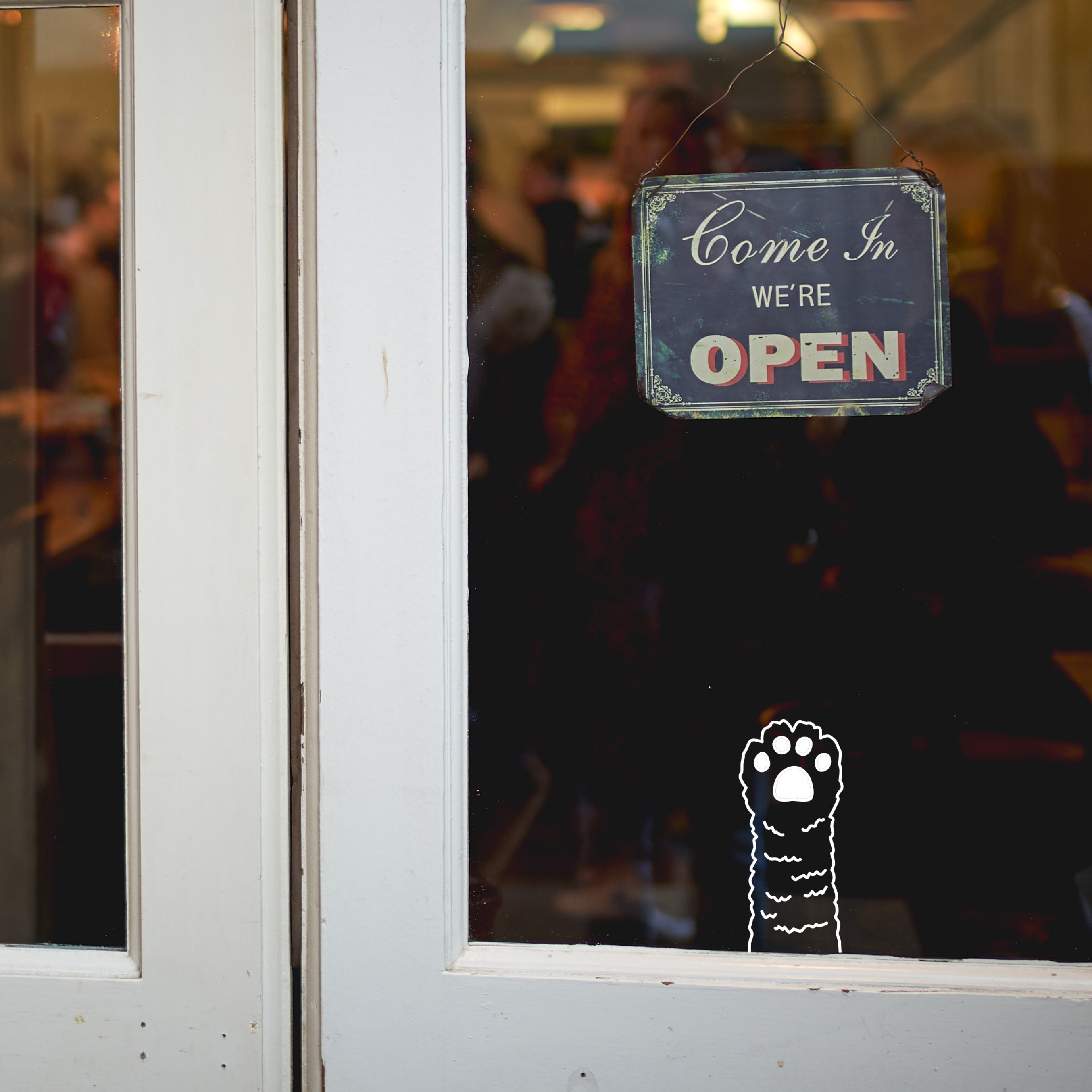 Cat Paw Decal Sticker