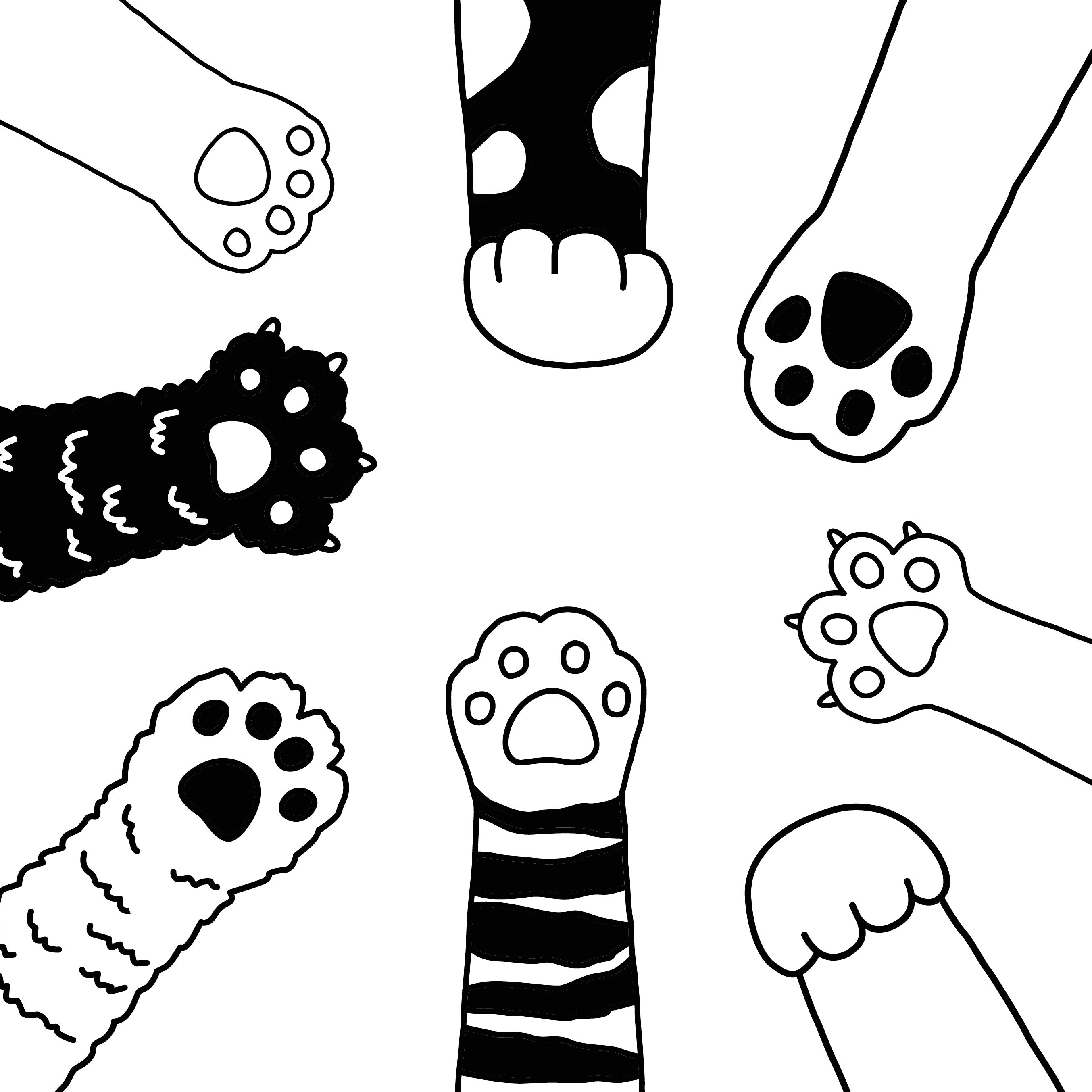 Cat Paw Decal Sticker