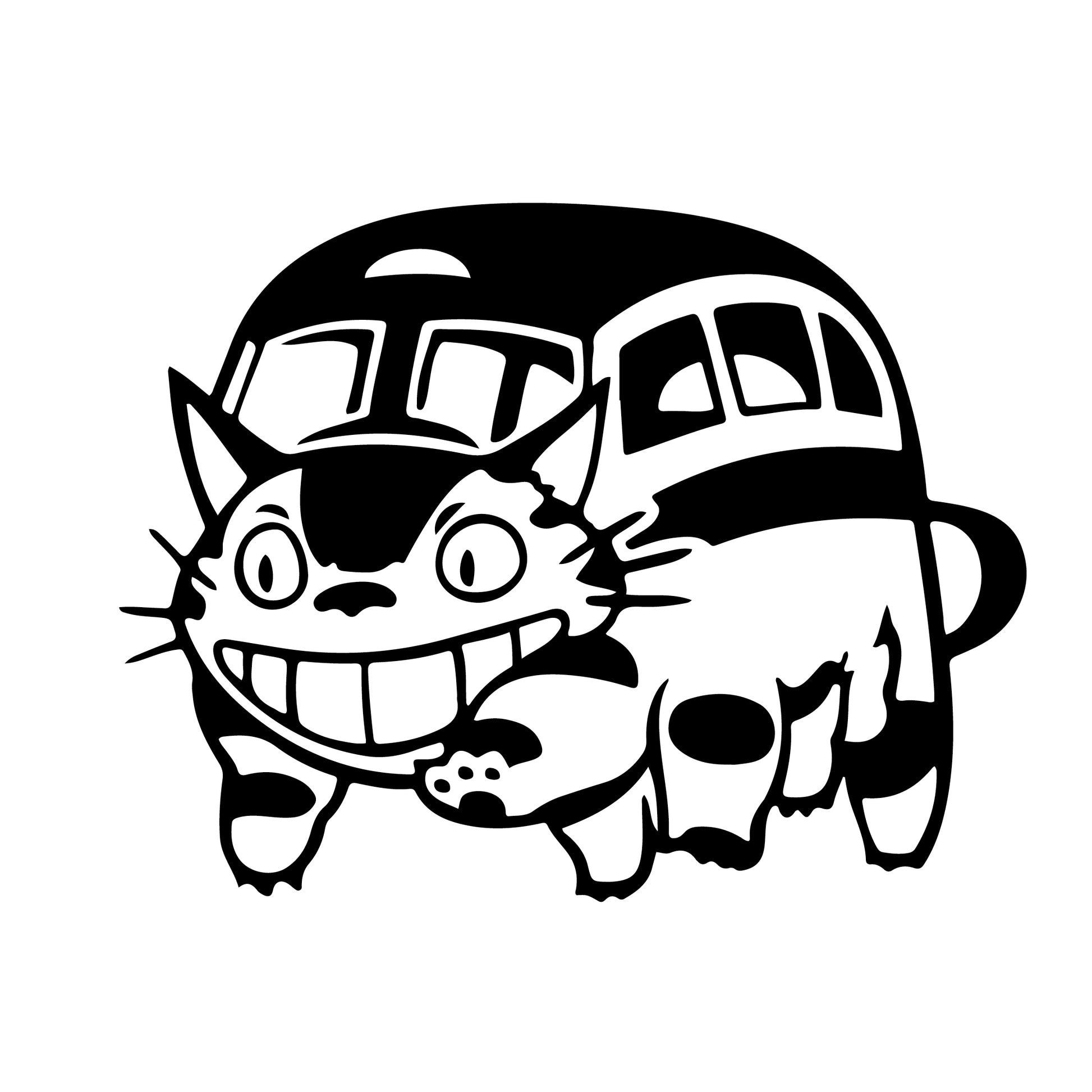 Cat bus - Laptop vinyl decal sticker