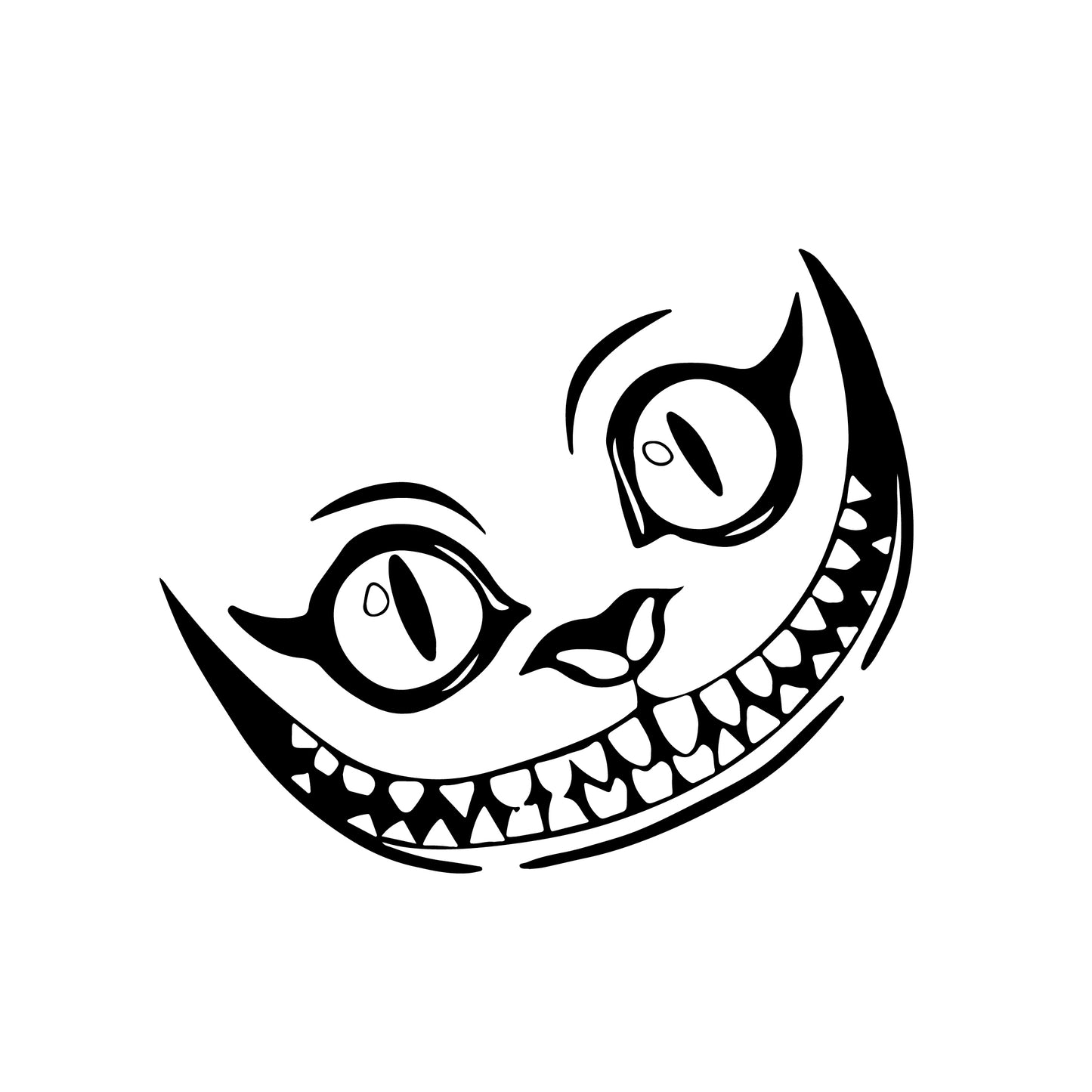 Cheshire Cat - Wall decal vinyl graphic