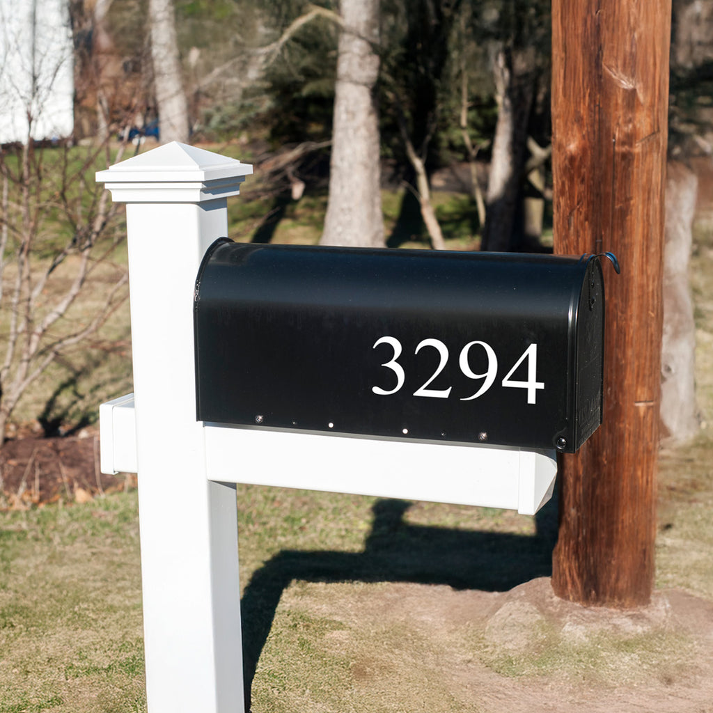 Custom Mailbox Number Decal – Personalised Vinyl House Numbers for Letterbox or Door | Weatherproof & Long-Lasting
