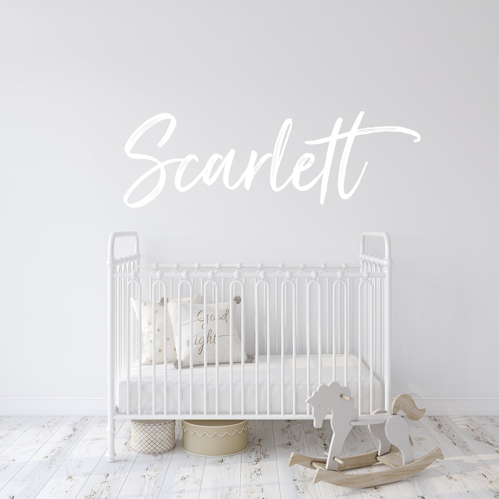 Customisable name - Wall or window decal sticker vinyl