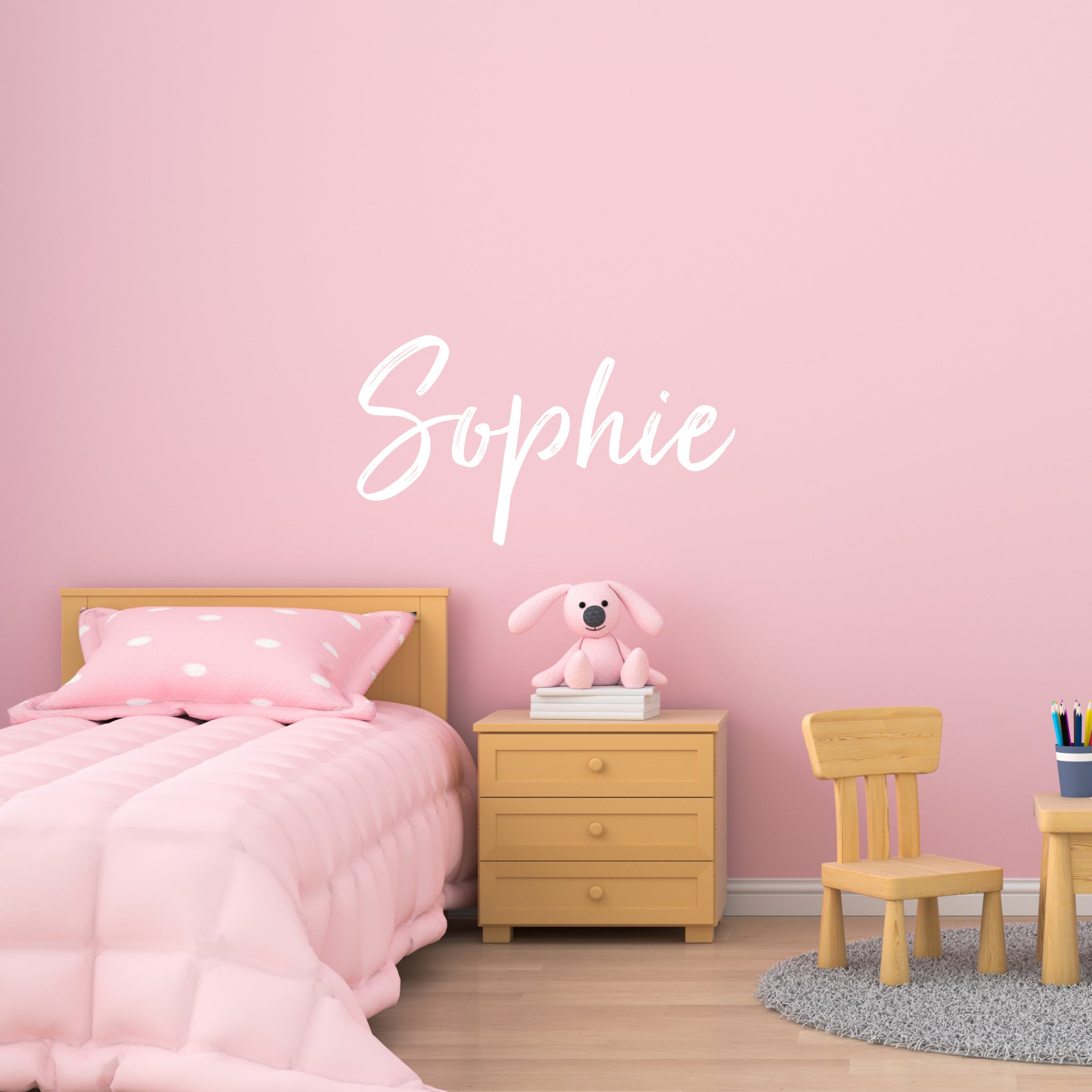 Customisable name - Wall or window decal sticker vinyl