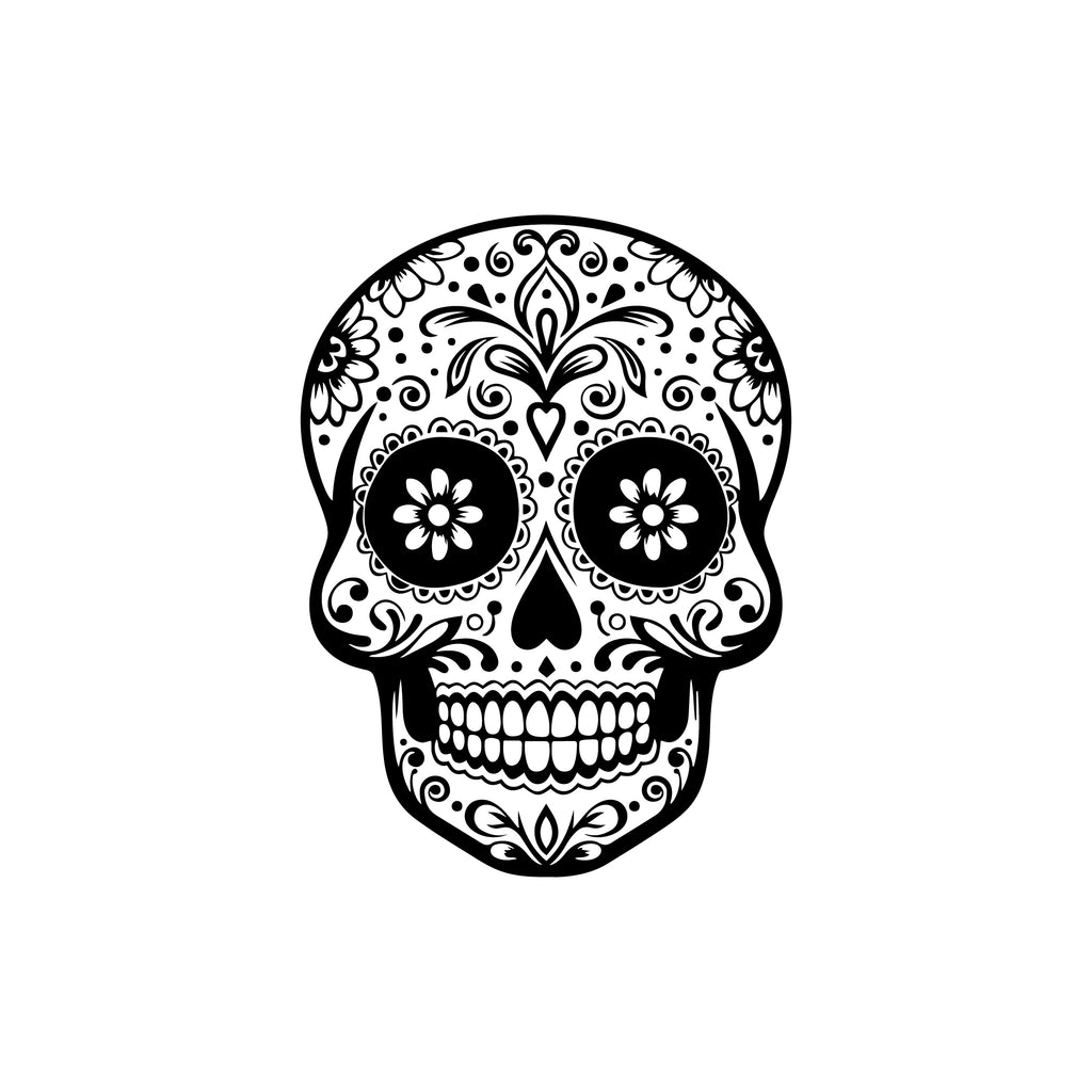 Day of the dead skull - Wall decal sticker