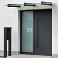 Front Door Number Vinyl Decal – Custom House Number Sticker in 4 Styles & 3 Sizes