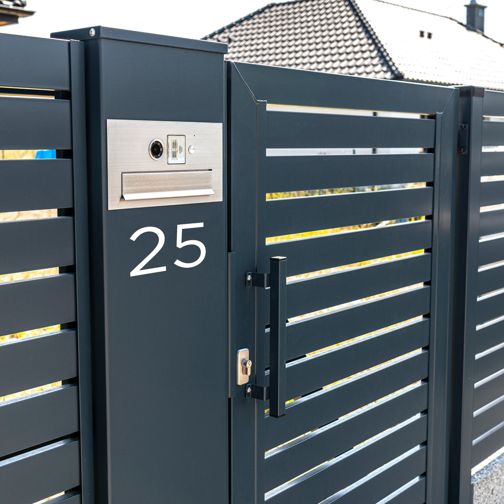 Front Door Number Vinyl Decal – Custom House Number Sticker in 4 Styles & 3 Sizes