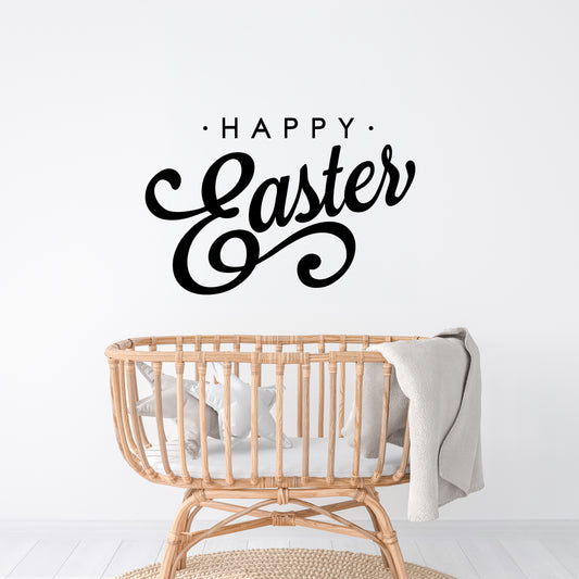 Easter season - Title message wall sticker decal design