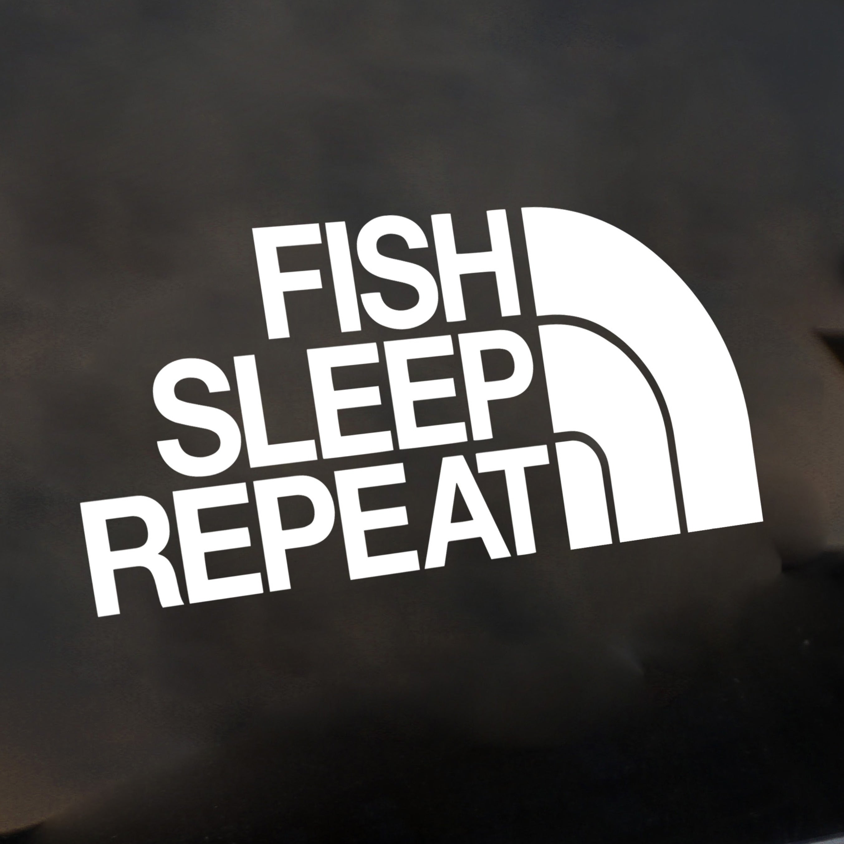 Eat Sleep Fish Decal