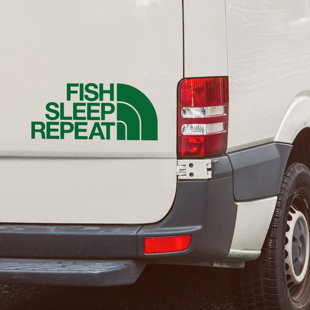 Eat Sleep Fish Decal