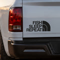 Eat Sleep Fish Decal