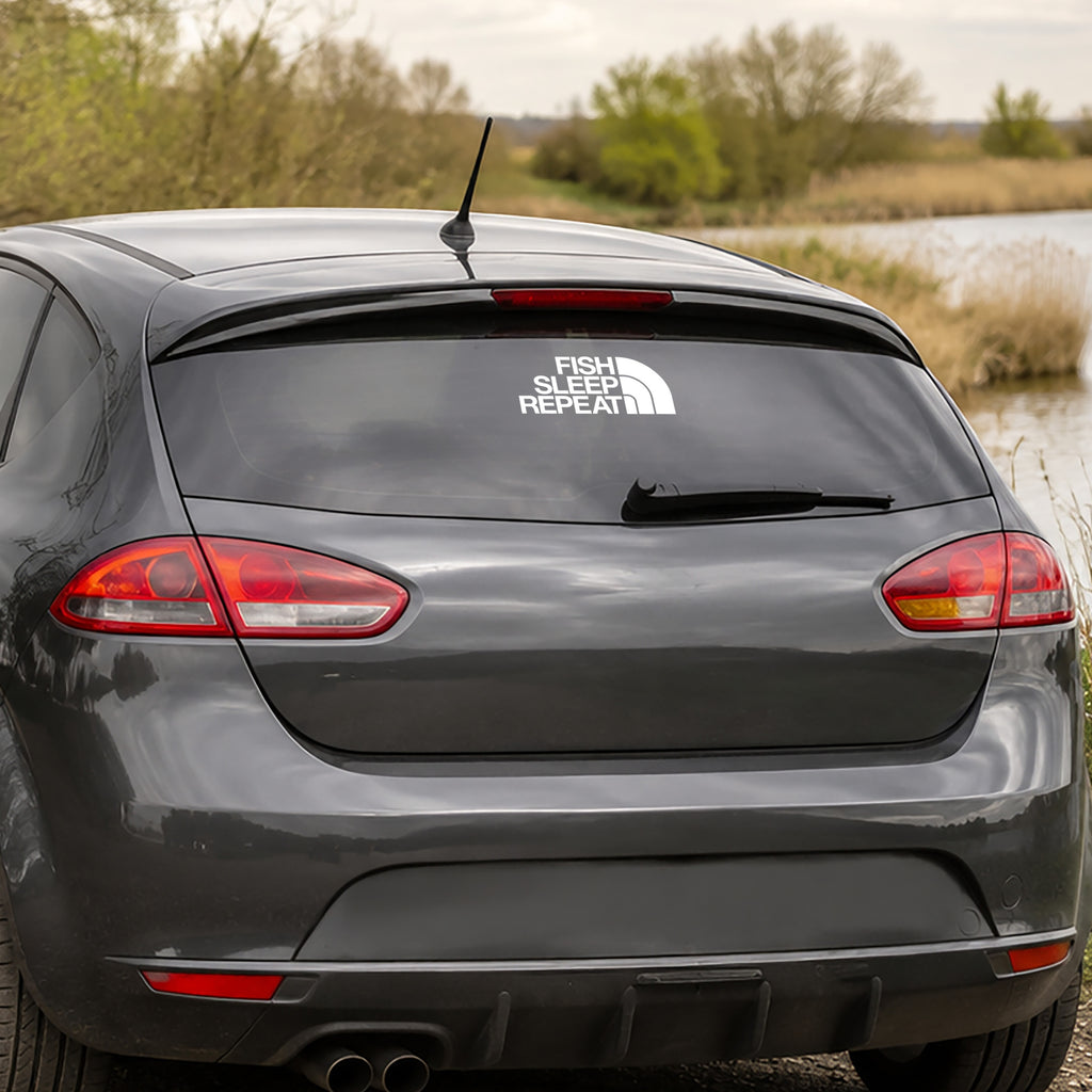Eat Sleep Fish Decal