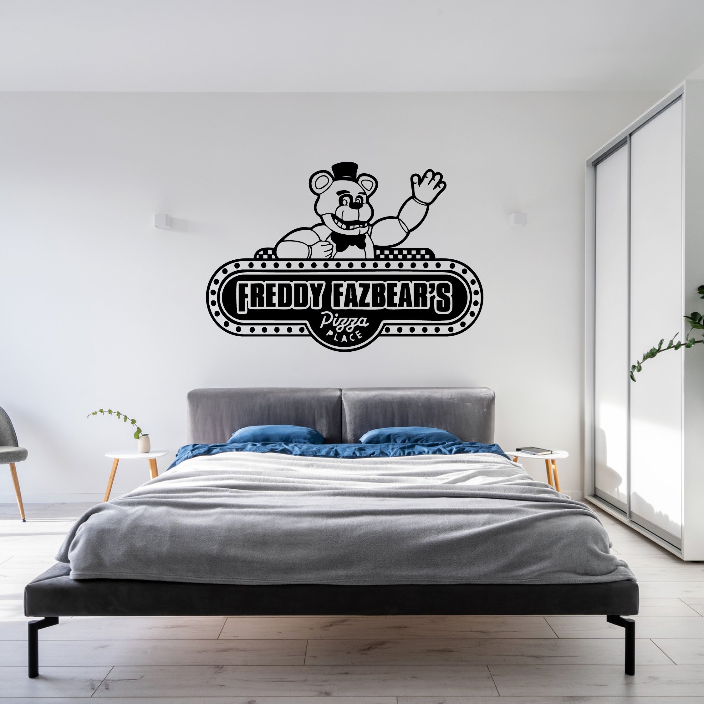 Freddy Fazbear’s Pizza Logo Vinyl Wall Decal – Official FNAF Wall Art
