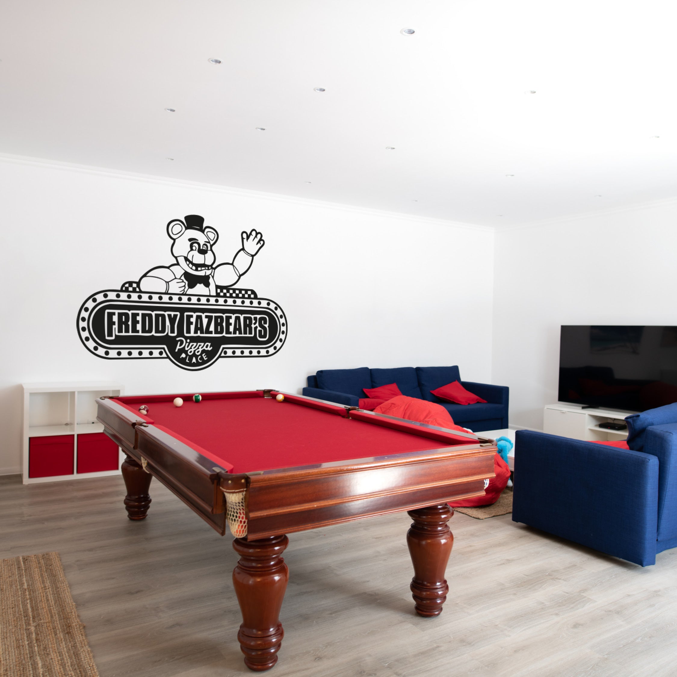 Freddy Fazbear’s Pizza Logo Vinyl Wall Decal – Official FNAF Wall Art
