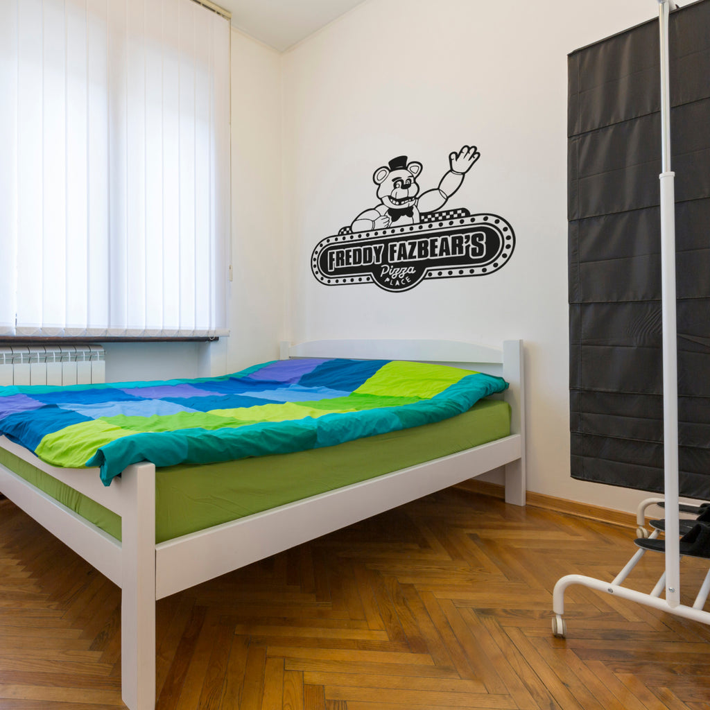 Freddy Fazbear’s Pizza Logo Vinyl Wall Decal – Official FNAF Wall Art