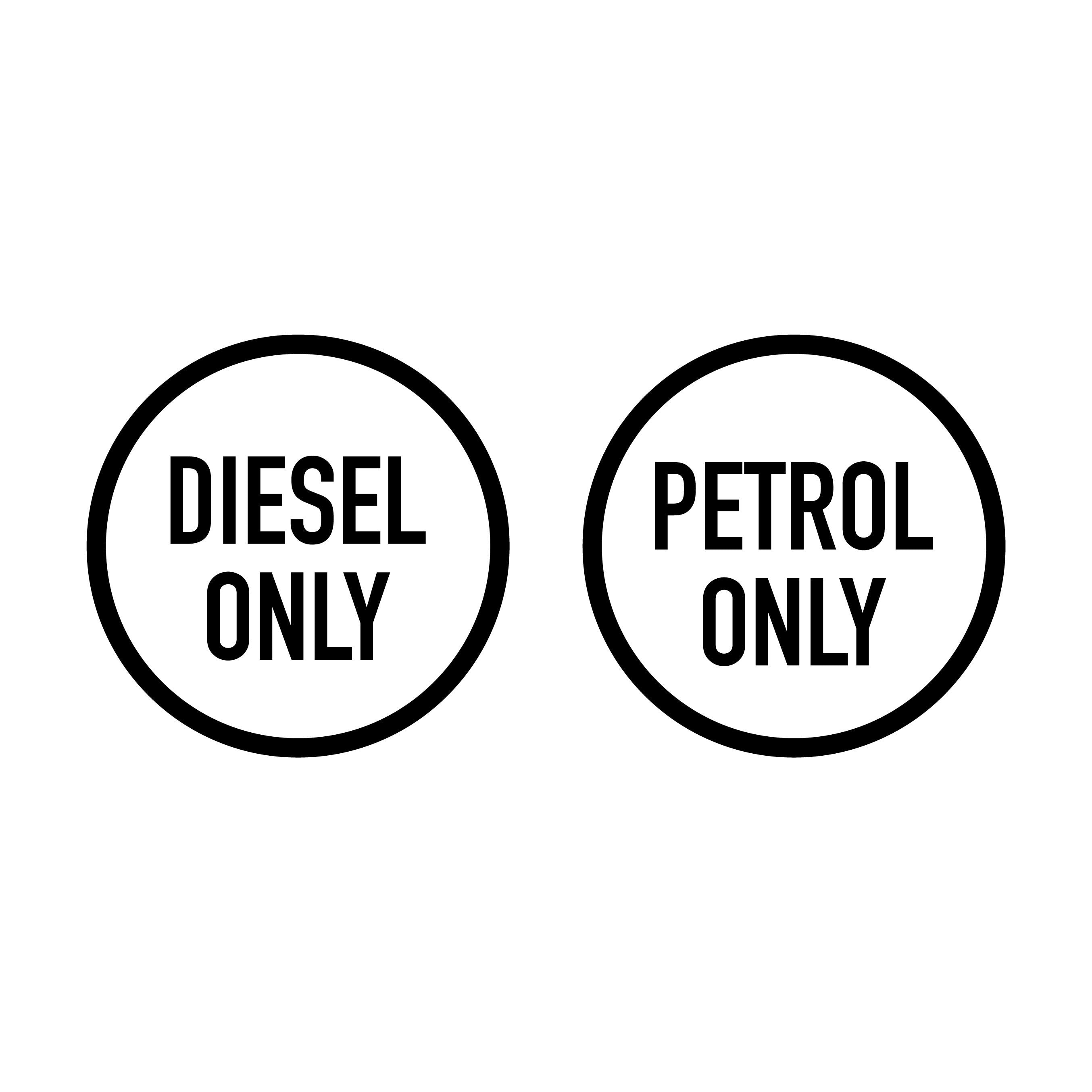 Diesel Only Vinyl Decal